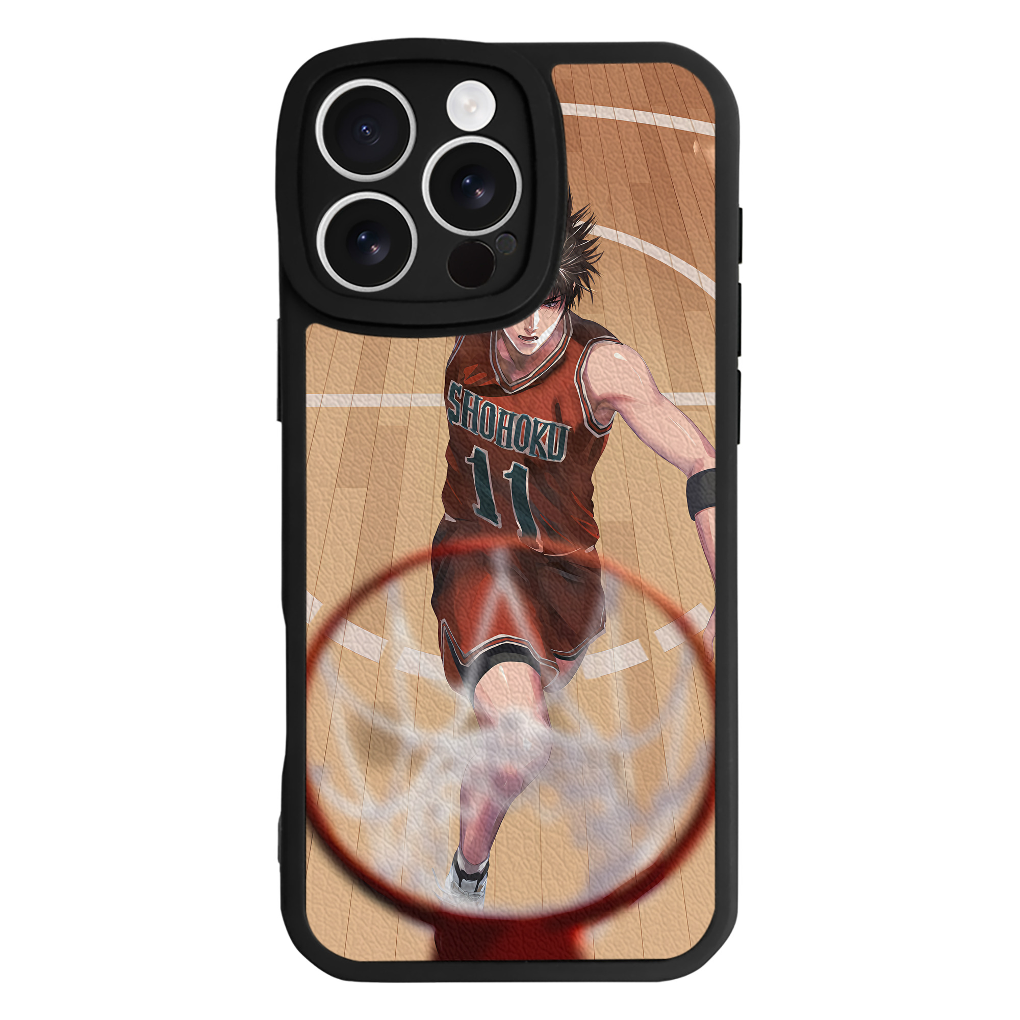 （画像用） SLAM DUNK／スラムダンク 【iPhone 16シリーズ対応】シリコンスマホケース（レザー調） 材質：シリコン